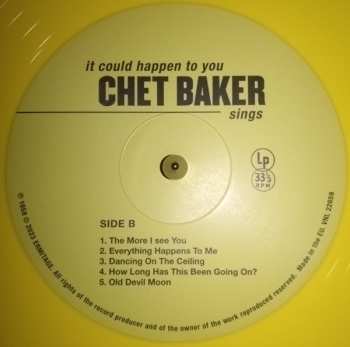 LP Chet Baker: It Could Happen To You - Chet Baker Sings CLR | LTD