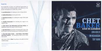 2CD Chet Baker: Live in London