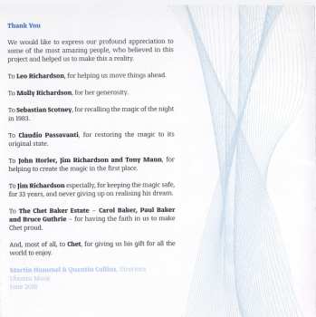 2CD Chet Baker: Live in London