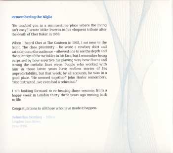 2CD Chet Baker: Live in London