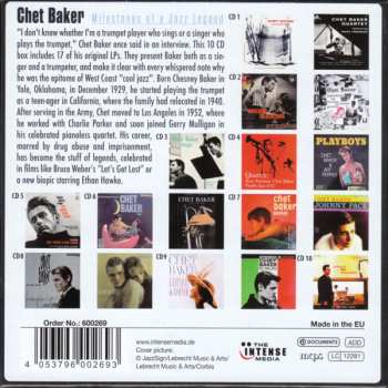 10CD/Caja Chet Baker: Milestones Of A Jazz Legend