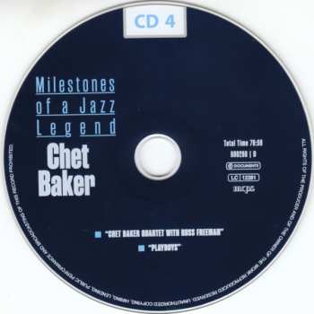 10CD/Caja Chet Baker: Milestones Of A Jazz Legend
