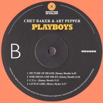 LP Chet Baker: Playboys LTD | CLR