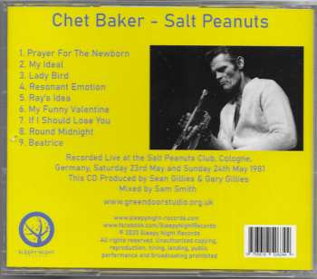 CD Chet Baker: Salt Peanuts