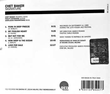 CD Chet Baker: Signature