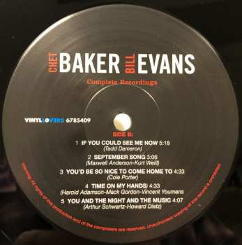 2LP Chet Baker: The Complete Recordings LTD