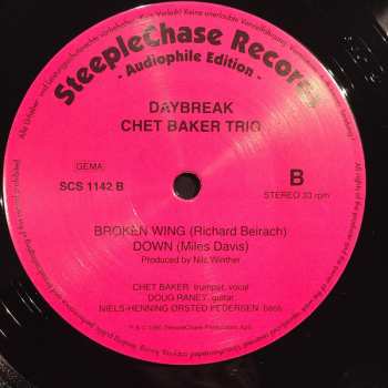 LP Chet Baker Trio: Daybreak CLR
