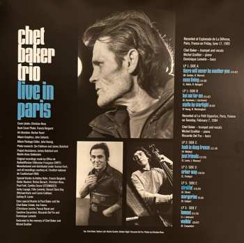 3LP Chet Baker Trio: Live In Paris: The Radio France Recordings 1983-1984 DLX | LTD | NUM