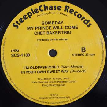 LP Chet Baker Trio: Someday My Prince Will Come