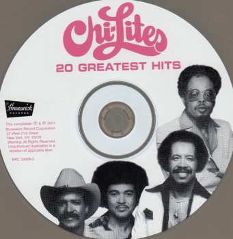 CD The Chi-Lites: 20 Greatest Hits