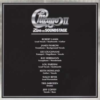 CD/DVD Chicago: Chicago II Live on Soundstage