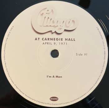3LP/Caja Chicago: At Carnegie Hall - April 9, 1971 LTD