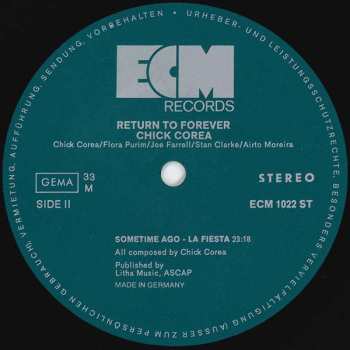 CD Chick Corea: Return To Forever