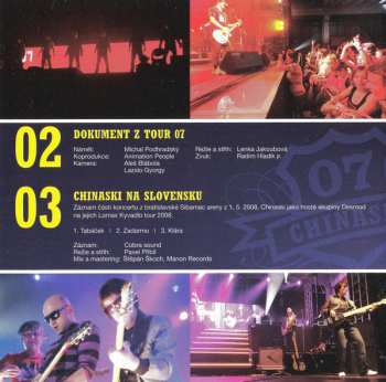 CD/DVD Chinaski: Když Chinaski Tak Naživo