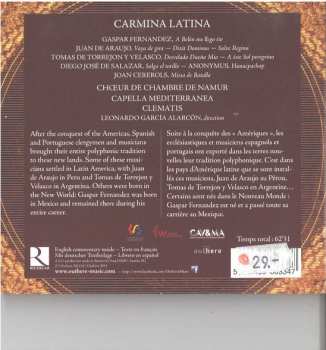CD Cappella Mediterranea: Carmina Latina