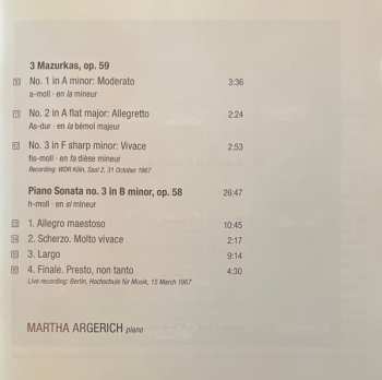 CD Frédéric Chopin: Argerich Plays Chopin