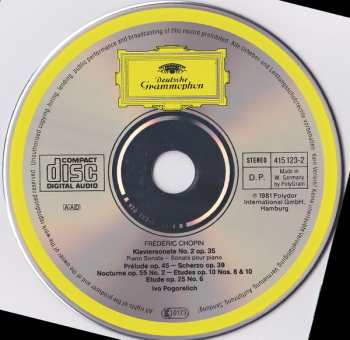 CD Frédéric Chopin: Chopin Recital. Piano Sonata No. 2 - Klaviersonate Nr. 2 Op. 35 - Prélude - Scherzo - Nocturnes - Etudes