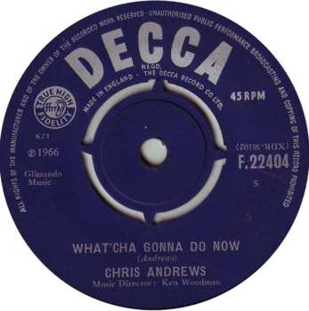 Album Chris Andrews: What'cha Gonna Do Now