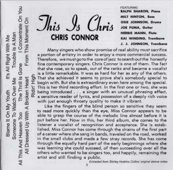 2CD Chris Connor: Four Classic Albums Plus