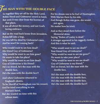 CD Chris de Burgh: The Legend Of Robin Hood