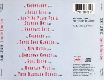 CD Chris LeDoux: Songs Of Rodeo Life