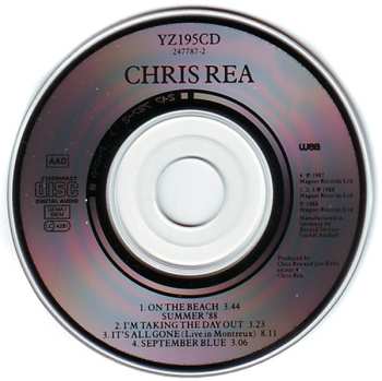 CD Chris Rea: On The Beach (Summer '88)