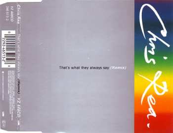 CD Chris Rea: That's What They Always Say (Remix)
