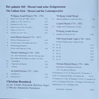 SACD Christian Brembeck: Der Galante Stil (Mozart Und Seine Zeitgenossen = And His Contemporaries)