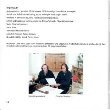 CD Christian Brembeck: Gradus Ad Parnassum / Süddeutsche Orgelkunst • The Art Of South German Organ Music