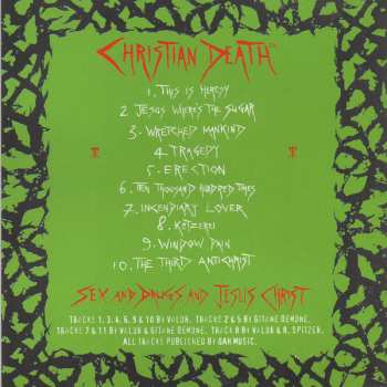 CD Christian Death: Sex And Drugs And Jesus Christ