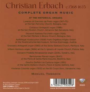 9CD/Caja Manuel Tomadin: Complete Organ Music