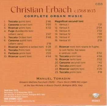 9CD/Caja Manuel Tomadin: Complete Organ Music