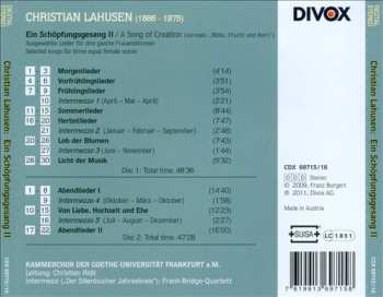 2CD Christian Lahusen: Ein Schöpfungsgesang II