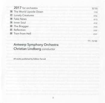 SACD Christian Lindberg: 2017 For Orchestra • Liverpool Lullabies • The Waves Of Wollongong