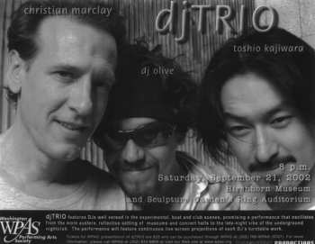 LP DJ Olive: 21 September 2002 Hirshhorn Museum Washington DC