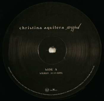 2LP Christina Aguilera: Stripped