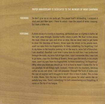 CD Christine Fellows: Paper Anniversary