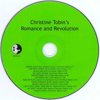CD Christine Tobin: Christine Tobin's Romance And Revolution