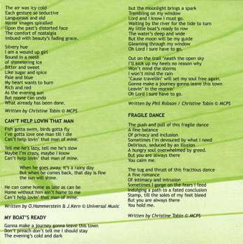 CD Christine Tobin: Christine Tobin's Romance And Revolution