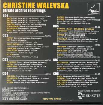 8CD/Caja Christine Walevska: The Beauty & The Bow (Private Archive Recordings)