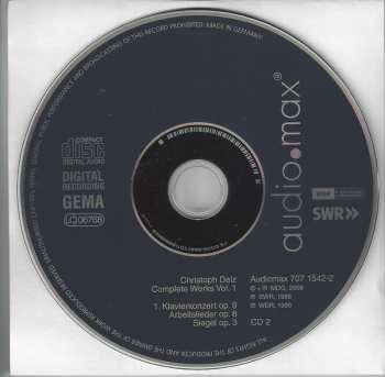 3CD/Caja Christoph Delz: Complete Works Vol. 1