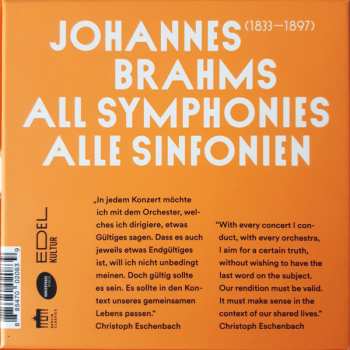 4CD/Caja Johannes Brahms: The Symphonies