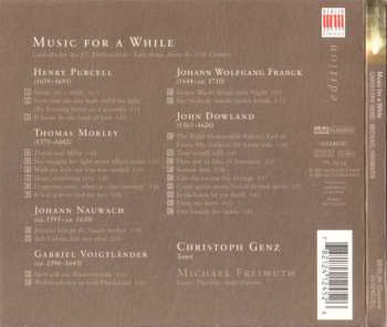 CD Michael Freimuth: Music For A While: Lute Songs From The 17th Century