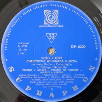 LP Christoph Willibald Gluck: Scény Z Oper