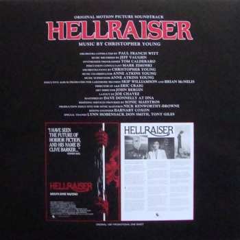 LP Christopher Young: Hellraiser (Original Motion Picture Soundtrack) CLR