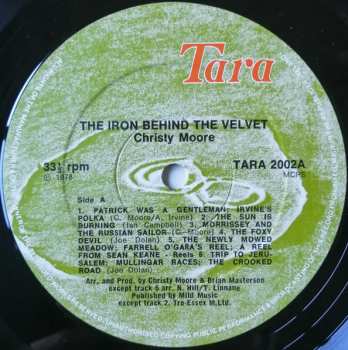 LP Christy Moore: The Iron Behind The Velvet