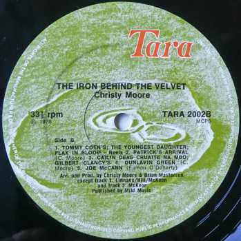 LP Christy Moore: The Iron Behind The Velvet