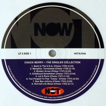 3LP Chuck Berry: The Singles Collection CLR