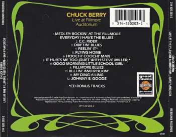 CD Chuck Berry: Live At The Fillmore Auditorium - San Francisco