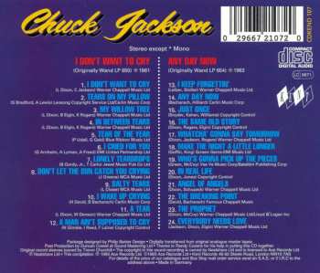 CD Chuck Jackson: I Don't Want To Cry / Any Day Now